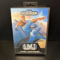 Last Battle, Sega Genesis Mint CIB Complete, Clean Cart And Manual, Hang Tab ✨