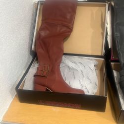 High Boot Color cognac pu Size 8 