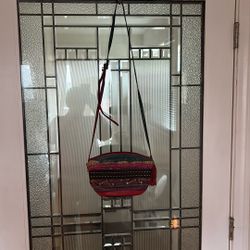 Vintage Small Colorful Embellished Sharif Purse With Tassel