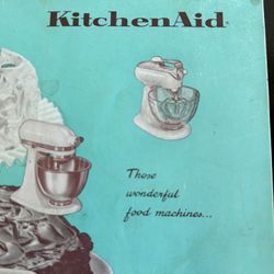 Vintage Kitchen Aid Mixer Cookbook/Manual- 1962