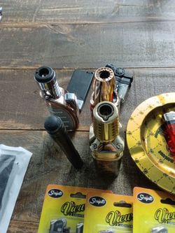 Torches and lights and ash trays