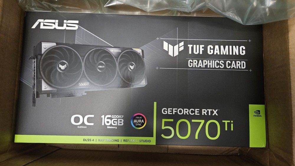 Nvidia RTX 5070 Ti ASUS TUF OC 16GB [BRAND NEW] - CHEAPER than Store Prices