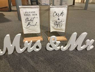 Wedding signs