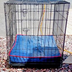 Pet Crate With Pan and Mattress 