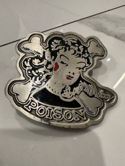 Vintage Sailor Jerry Poison 50s Belt Buckle