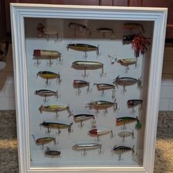 Fishing Lures Shadow Box 