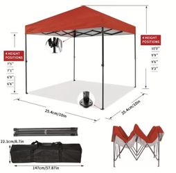 10x10 Pop Up Canopy 