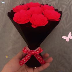 Mini Paper Flower Bouquets