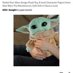 Brand New Baby Yoda Plush Toy
