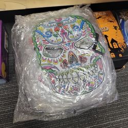 Halloween Sugar Skull Face Masks , Costume
