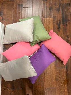 Set of 6 new Solid Color kids Pillows