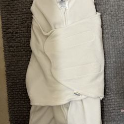 Halo Sleep Sac Newborn Baby White Warm Fleece 