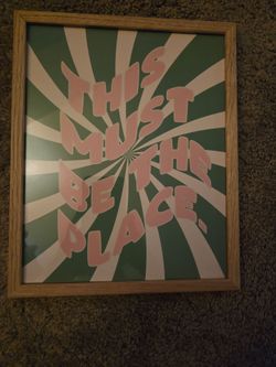 Framed wall art