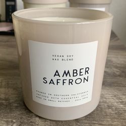 Leoben Co.  Jasmine  Santal • Amber Safron 24oz  Candle