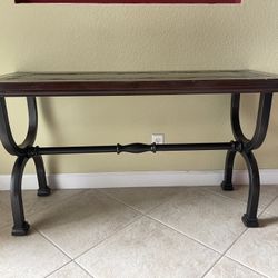 Console Wood Table