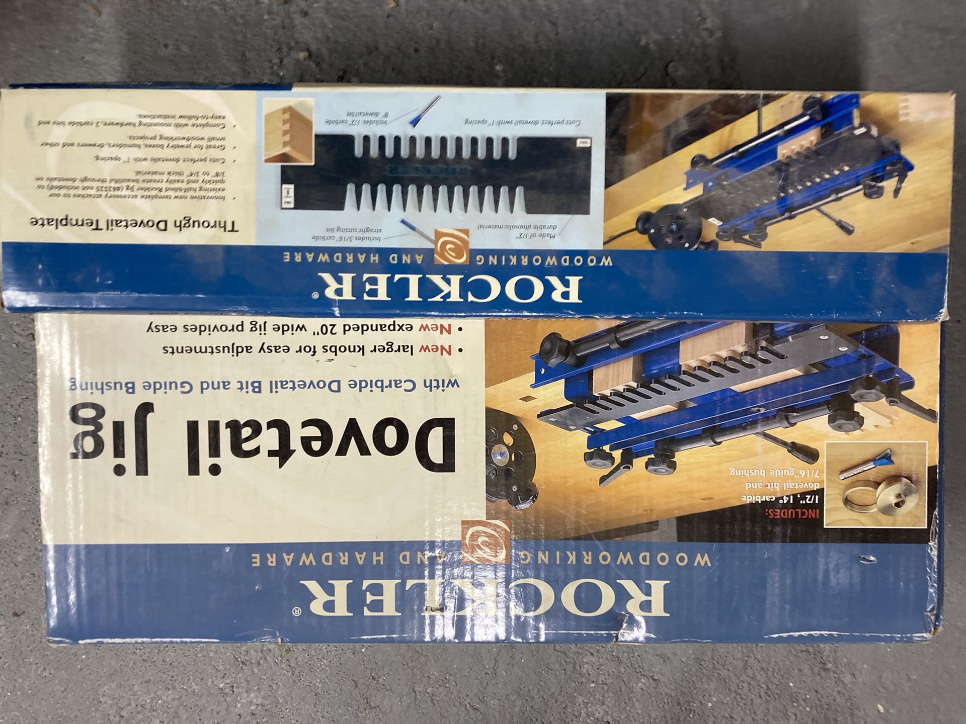 Rockler Dovetail Jig And Rockler Through Dovetail Jig