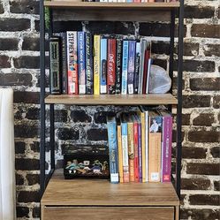 Stansbury 68.9"H x 20.1" W lron Bookshelf By Union Rustic