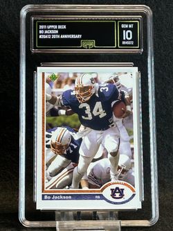2011 Upper Deck 🔥 Bo Jackson 🔥 20th Anniversary GMA 10 💎 Mint - Raiders