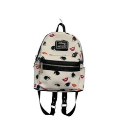 Loungefly Disney Princess Bag Discontinued Edition- Lips & Lashes - Faux Leather