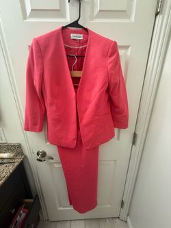Calvin Klein Pink Pant Suit Set