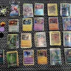 About 500 Pokémon cards