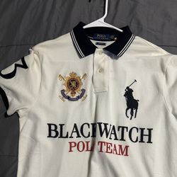 Ralph Lauren Blackwatch White Polo Shirt