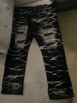 American Rag Black Distressed Acid-Wash Jeans