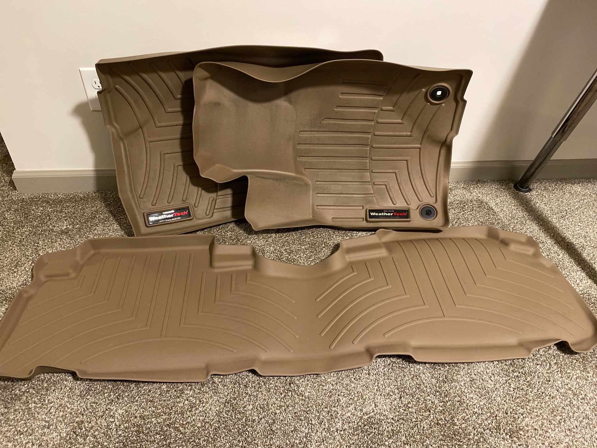 Weathertech floor mats for Toyota Highlander 201319 for Sale in