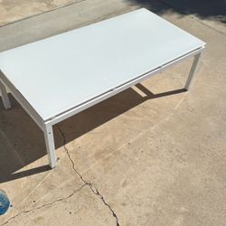 Glass Top Coffee Table $20