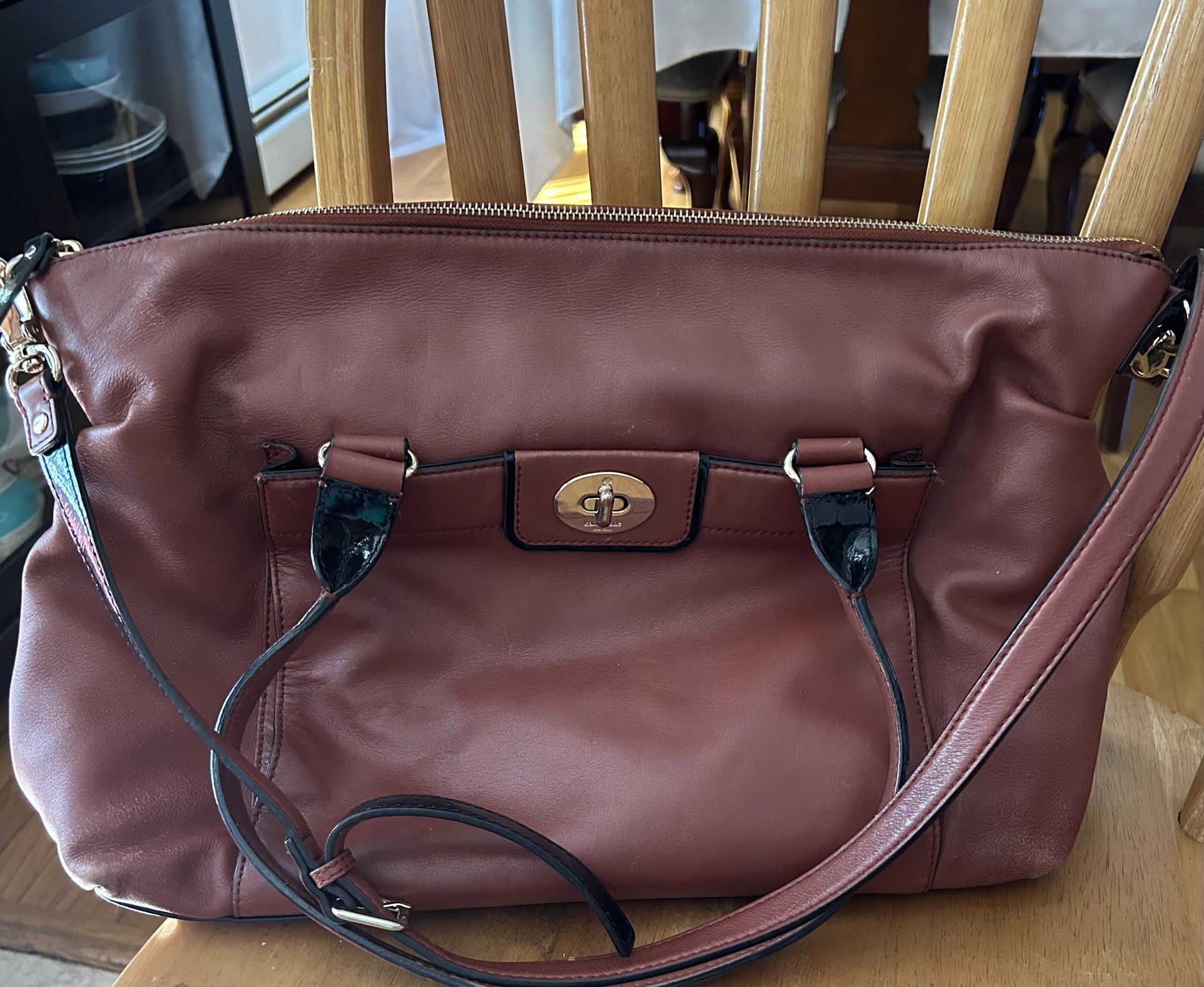 Kate Spade Medium Brown Shoulder And Cross Body Bag