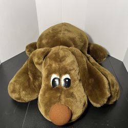 Vintage Toys R Us Dog Floppy Soft Brown Stuffed Animal Plush 1998 34”