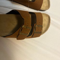 Brown Leather Sandals