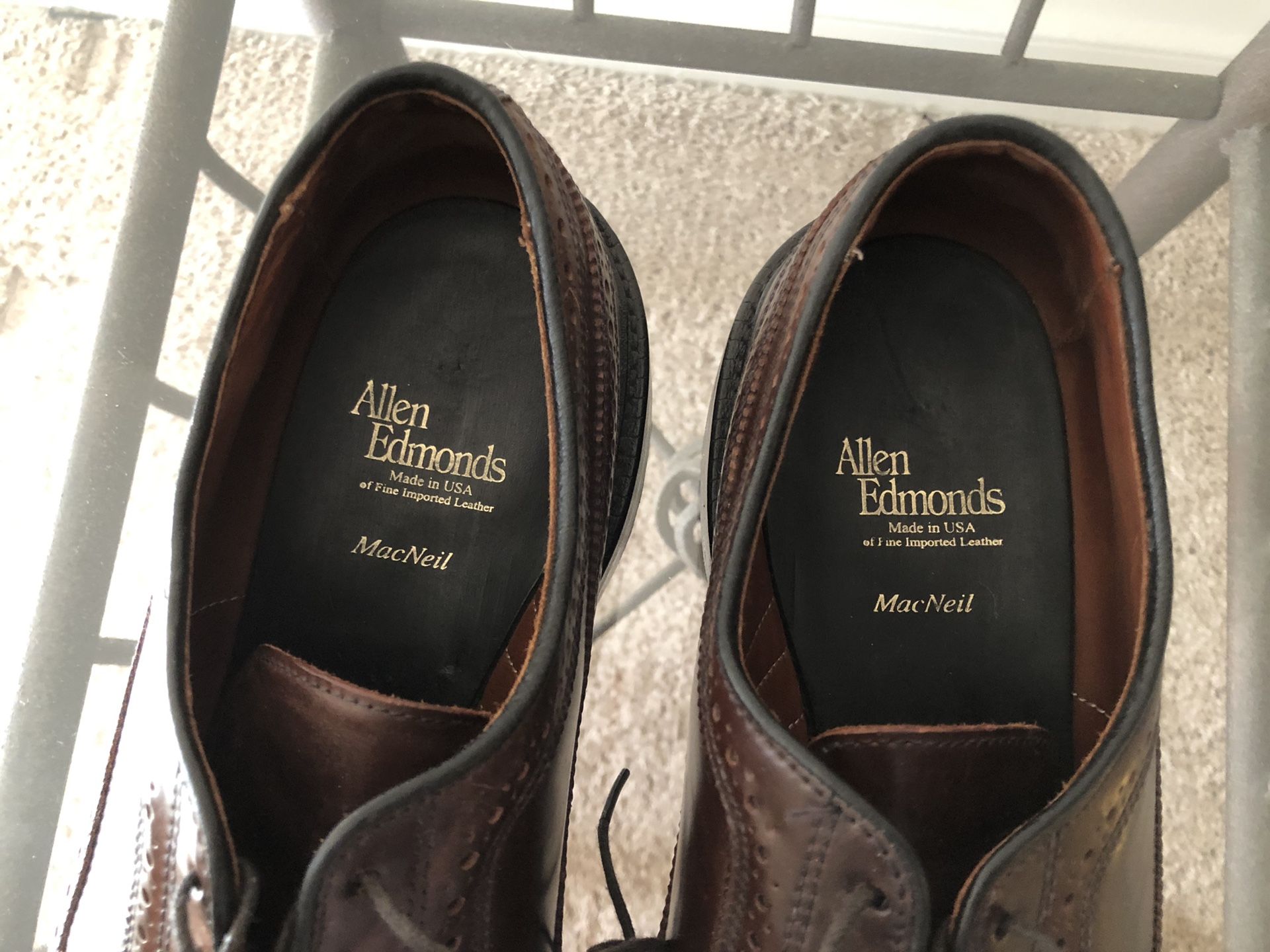 Allen Edmonds Cordovan Shoes Size 10