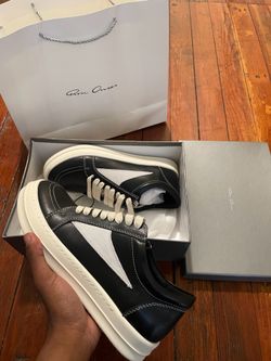 Rick Owen Leather Sneakers Men’s 10