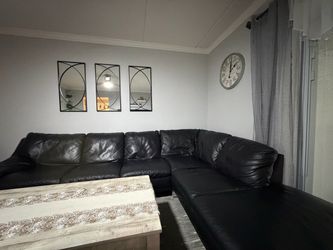 Italian Leather Sectional Sofa