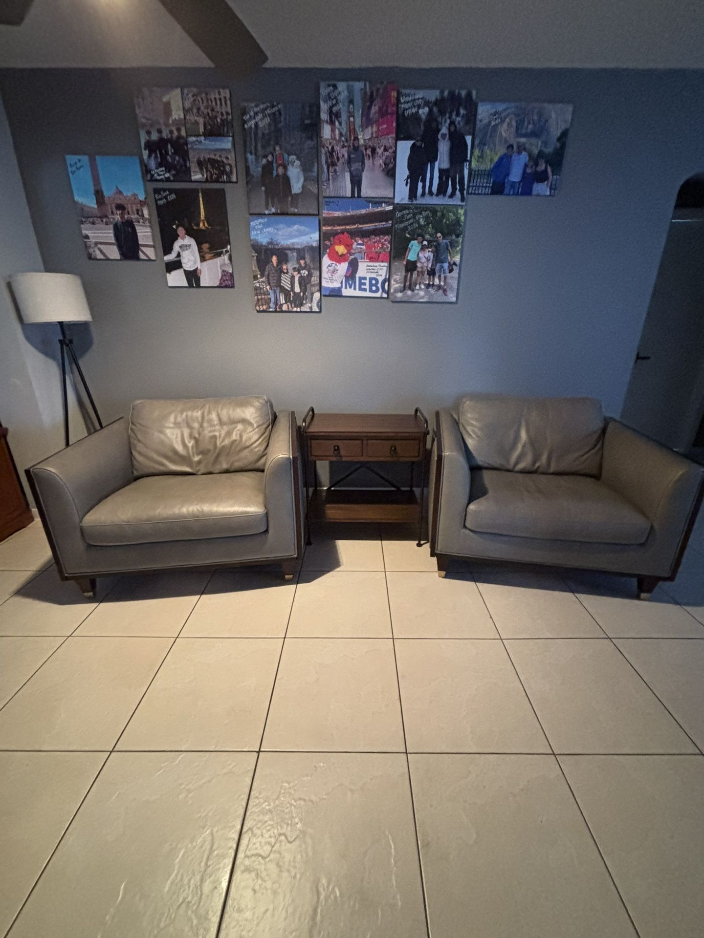 2 Couches/Armchairs And Table