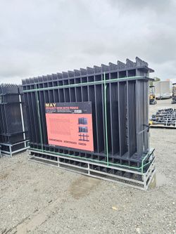 BRAND NEW SITE FENCE EACH PANEL FOR SALE
10FT X 6FT POWDER COATER INCLUDING POST AND HARDWARE FOR ANY QUESTION TEXT ME PLEASE