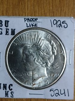 1925 PEACE DOLLAR 