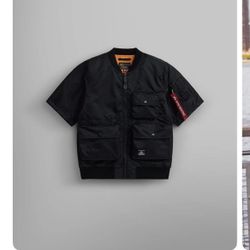 Alpha Industries Short Sleeve Bomber Jacket 