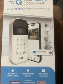myQ Smart Garage Video Keypad – BRAND NEW 