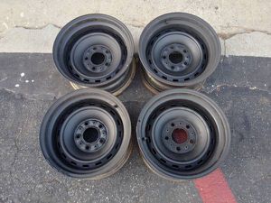 Photo Made in USA 15x8 c10 rally rims 5 on 5 lugs