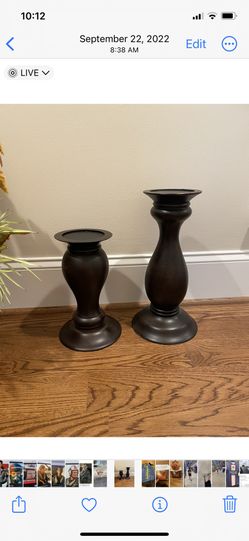 Candle Pillars - Large - Like New - Pottery Barn