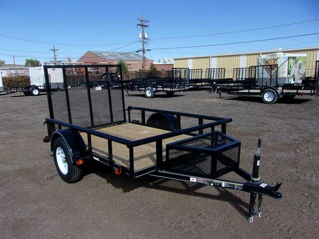 5.5X8 Carry On Single Axle Open Utility Trailer
