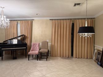 Black out drapes 4 panels 96 inch height