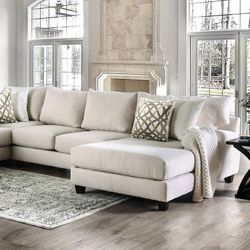Abilene - Sectional - Beige
by Furniture of America👉with interest free payment options