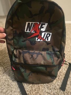 Nike Air Jordan kids camo backpack