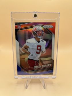 2025 Emeka Egbuka Red/white/blue Prizm Football Card🔥