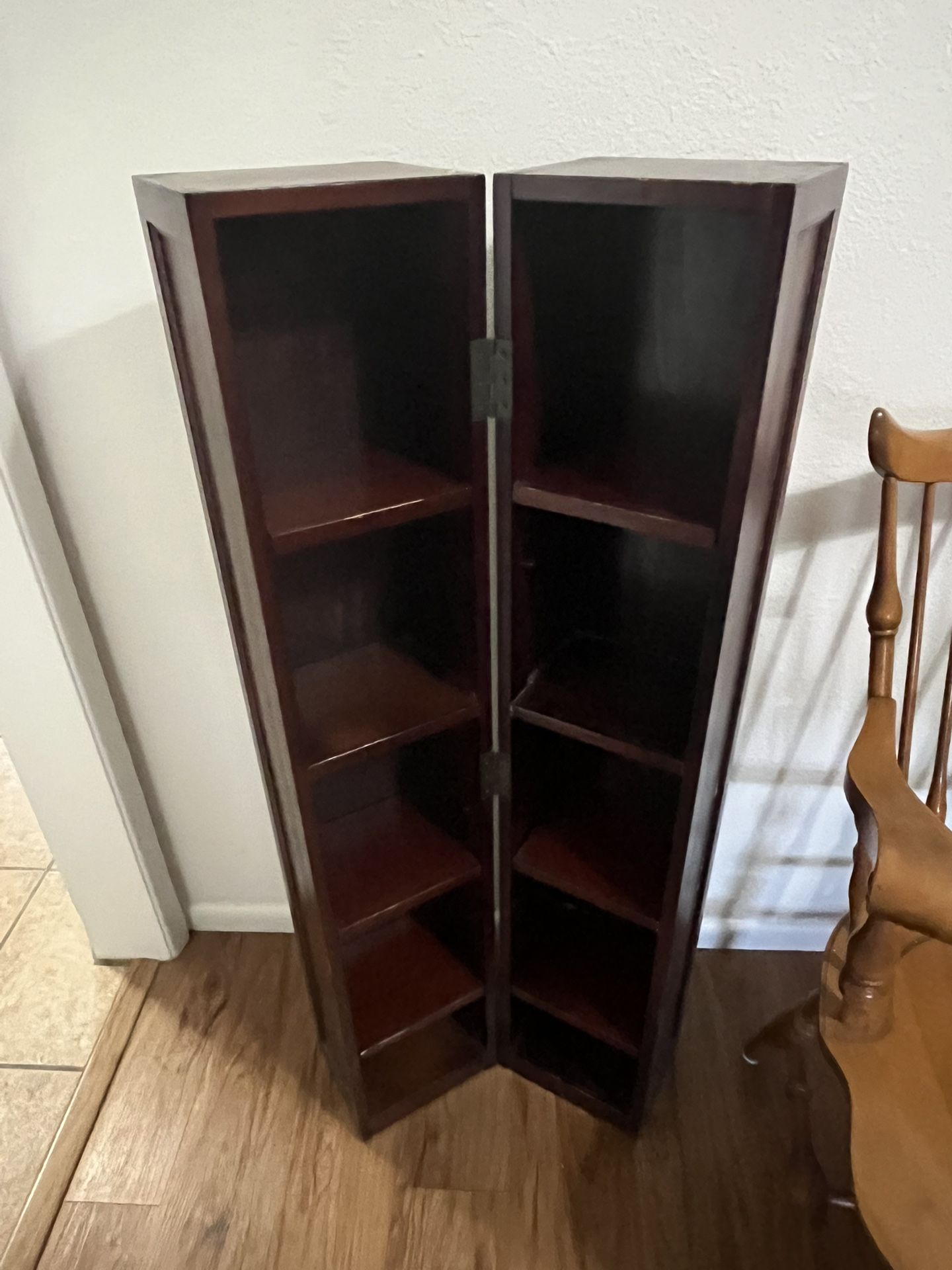 Wooden DVD storage case