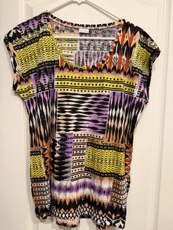 Lascana Multicolor Print Short Sleeve Top