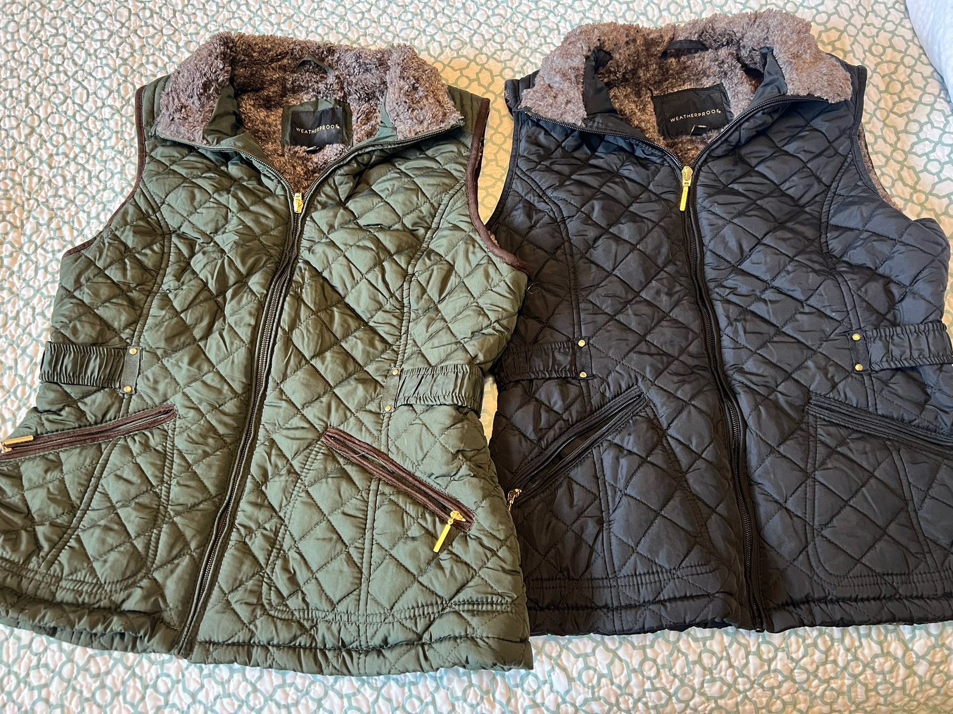 Weatherproof women lining quilted vests